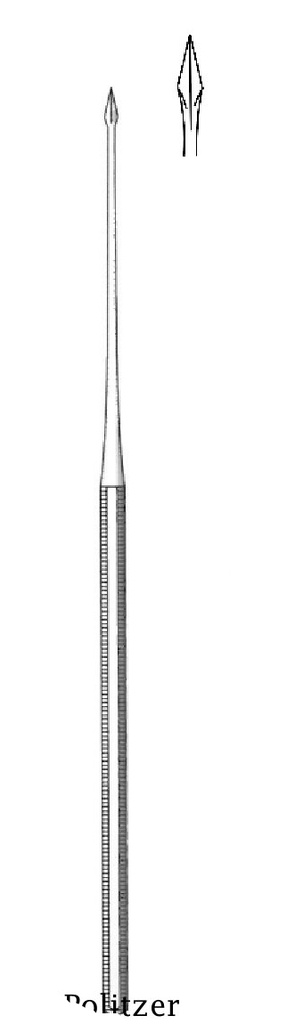 Aguja para paracentesis Pulitzer premium, recta