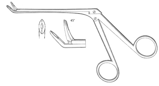 [IU-05182P] Pinza nasal Weil-Blakesley premium, ángulo de 45°, figura 3