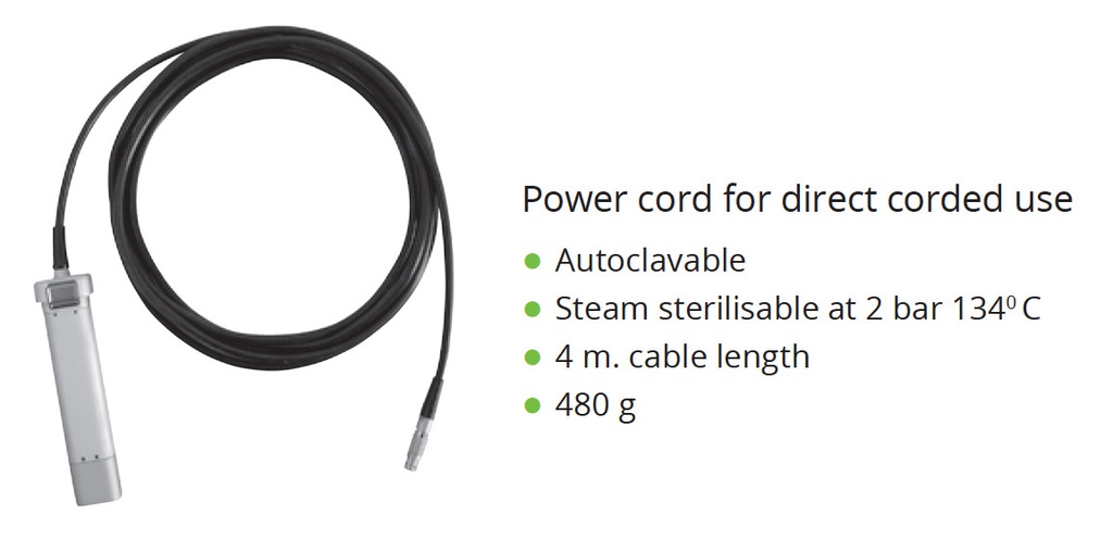 Cable de Alimentación para Dermatomo Eléctrico