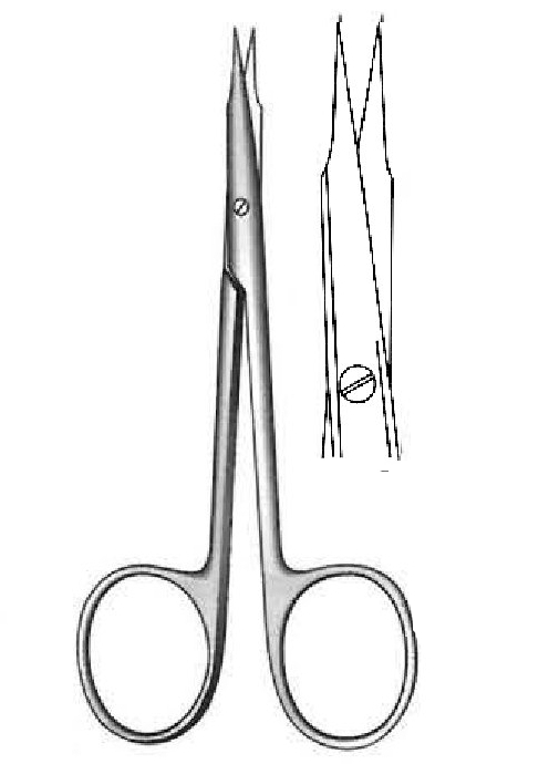 Tijera para tenotomía Stevens premium, afilado, recta - longitud = 11 cm / 4-1/2"