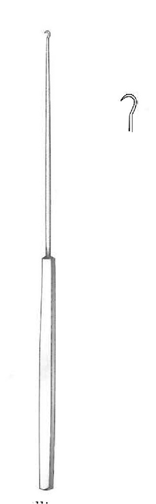 Gancho Gillies premium, afilado, figura 2