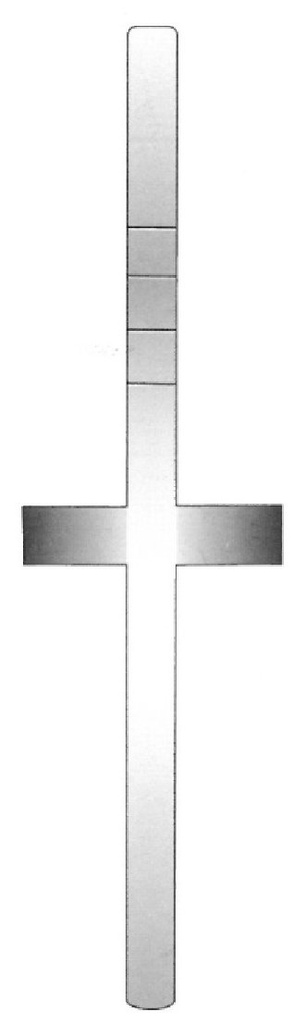 Osteótomo Cottle premium con mango en T, ancho = 7 mm - longitud = 18 cm / 7"