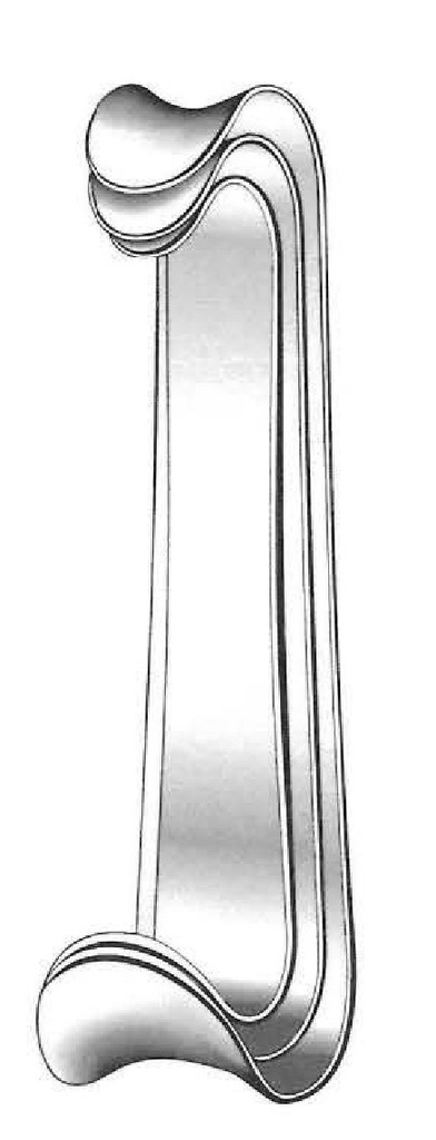 Retractor de Roux premium - longitud = 18 cm / 7"