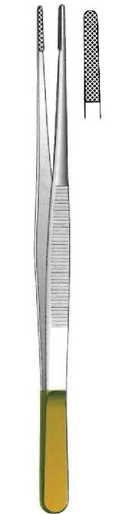 Pinza para disección Potts-Smith premium, TC Gold - longitud = 18 cm / 7"