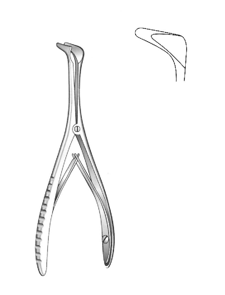 Premium Tieck-Halle Nasal Speculum, Figure 1