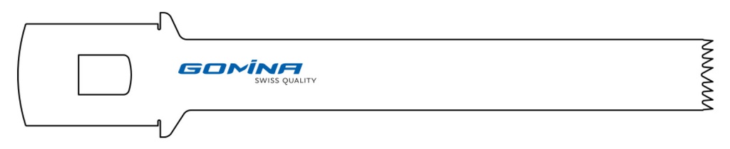 Hoja de sierra quirúrgica estéril 90mm x 12mm x 1.00mm