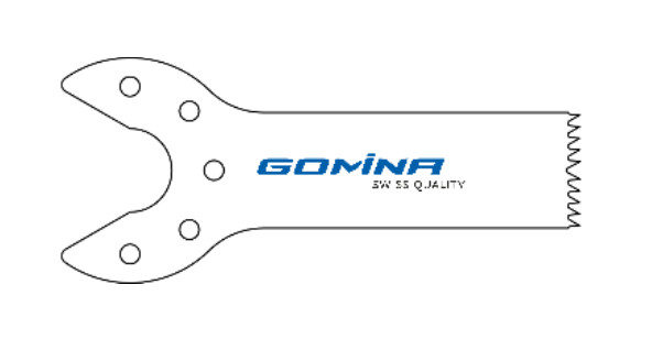 Non-sterile surgical saw blade 25mm x 9mm x 0.40mm