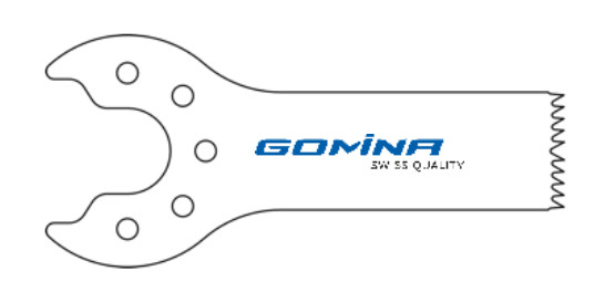 Hoja de Sierra no estéril 25 mm x 09 mm x 0,40 mm