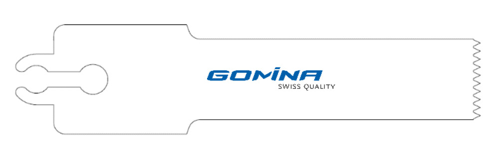 Hoja de Sierra no estéril 48 mm x 14 mm x 0,60 mm