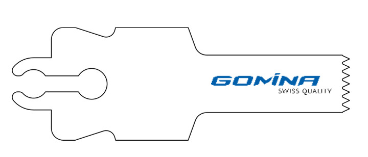 Hoja de Sierra no estéril 24 mm x 09 mm x 0,80 mm