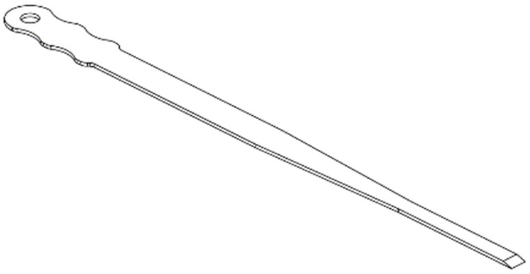 Cisell recte llarg 143 mm x 6mm x 1.19mm