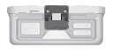 Contenedor para Esterilización No Perforado de Modelo A1 1/1 y Tapa Perforada - 600 x 285 x H mm