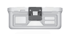 Container A1 3/4 i coberta perforada de no -drilled - 475 x 285 x h mm