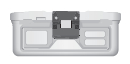 Contenedor para Esterilización No Perforado de Modelo A1 1/2 y Tapa Perforada - 310 x 280 x H mm