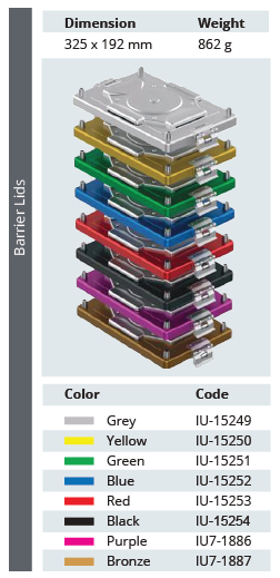 Barrera del model dental biològic per al contenidor d’esterilització - 325 x 192 mm