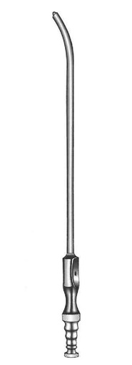 [IU-00181] Tubo de succión Adson - longitud = 21 cm / 8-1/2", diámetro = 4 mm