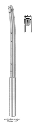 [IU-02066] Aspiration heights - length = 29 cm / 11-1 / 2 ", width = 10 mm