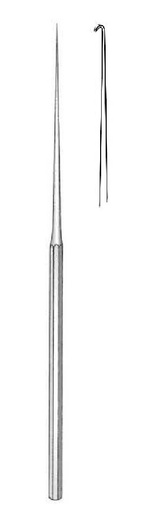 [IU-04380] Barbara ear hook - length = 16 cm / 6-1 / 4 ", tip = 1.0 mm