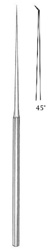 [IU-04366] Barbara ear hook - length = 16 cm / 6-1 / 4 ", tip = 1.2 mm, angle = 45 °