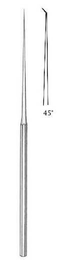 [IU-04367] Micro Barbara ears - length = 16 cm / 6-1 / 4 ", tip = 1.5 mm, angle = 45 °