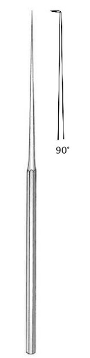 [IU-04376] Barbara ear hook - length = 16 cm / 6-1 / 4 ", tip = 1.5 mm, angle = 90 °