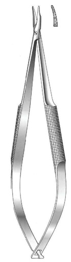 [IU-03465] Porta agujas Barraquer sin bloqueo, dentado - longitud = 20 cm / 8"