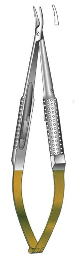 [IU-08767] Porta agujas Barraquer con bloqueo, TC Gold - longitud = 20 cm / 8"