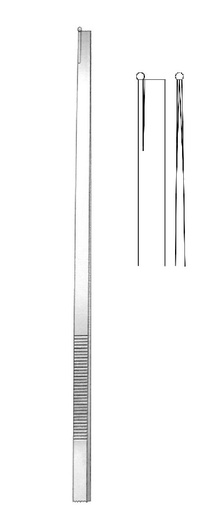 [IU-04971] Bauer osteoh, straight - length = 20.5 cm / 8 ", leaf = 6 mm