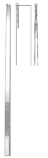 [IU-04972] Bauer osteotome, straight - length = 20.5 cm / 8 ", leaf = 8 mm