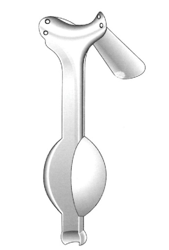 [IU-01657] Espéculo vaginal ponderado Berlind-Auvard - peso = 2-1/2 Lbs