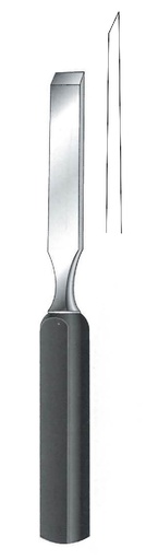 [IU-07834] Bone chisel with ferrozell handle, straight, wide = 20 mm