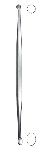 [IU-07359] Cureta para huesos, doble extremo - longitud = 21 cm / 8-1/4"