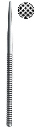 [IU-07121] Lima para huesos, punta redonda, diámetro = 10 mm - longitud = 15.5 cm / 6"