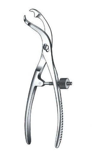 [IU-07342] Autocentral bone clamping clamp - length = 12 cm / 4-3 / 4 "