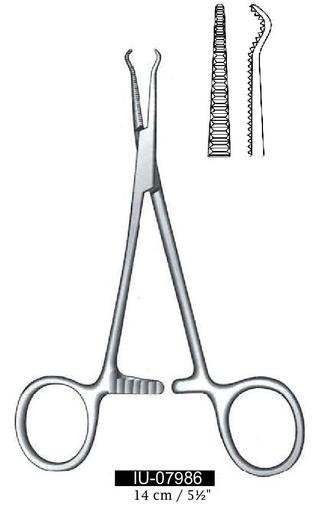 [IU-07986] Pinza de sujeción para huesos, dentado