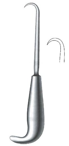 [IU-07861] Bone hook with grip handle, small