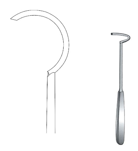 [IU-06732] Bone wire guide - length = 24 cm / 9-1 / 2 "