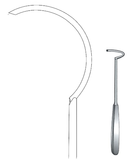 [IU-06733] Bone wire guide - length = 27 cm / 10-3 / 4 "