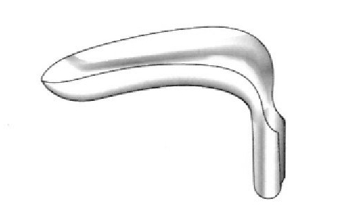 [IU-02331] Valva para espéculo vaginal Bozemann - valva = 80 x 30 mm