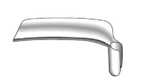 [IU-02338] Valva para espéculo vaginal Bozemann - valva = 85 x 35 mm