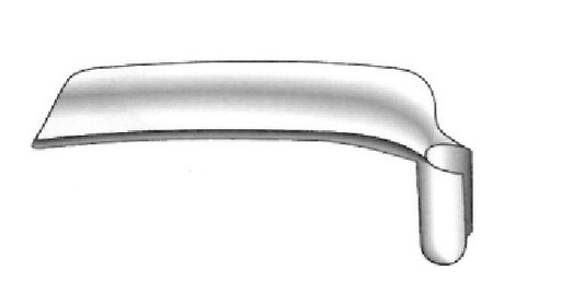[IU-02339] Valva para espéculo vaginal Bozemann - valva = 95 x 35 mm