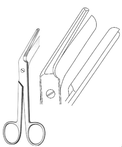 [IU-02985] Braun-Stadler scissors - length = 18 cm / 7-1/4"