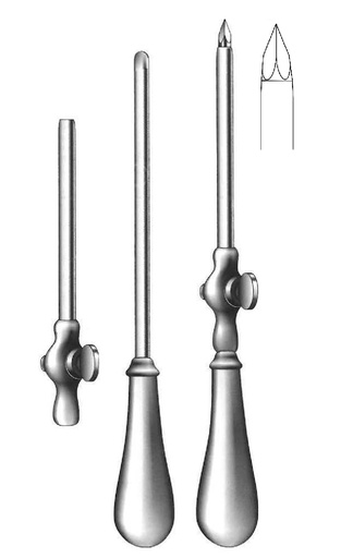 [IU-00168] Buelau Trocar, diameter = 8 mm - length = 24 cm / 9-1/2"