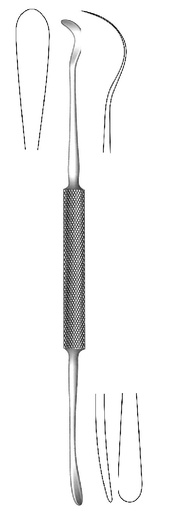 [IU-05492] Carpenter Tonsil Knife, size = 4.4 / 8.8 mm, figure 2 - length = 22.5 cm / 9"