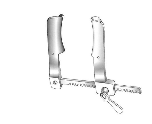 [IU-04156] Infant Castaneda Rib Retractor - shell = 12 x 45 mm