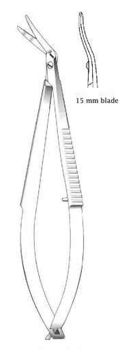 [IU-06484] Castroviejo Corneal Scissors, blade length = 10 mm, right - length = 10 cm / 4"