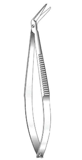 [IU-06474] Tijera para iridectomia de Castroviejo - longitud = 9 cm / 3-1/2"