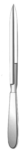 [IU-00316] Bisturí para amputación Catlin - longitud = 16 cm / 6-1/4"
