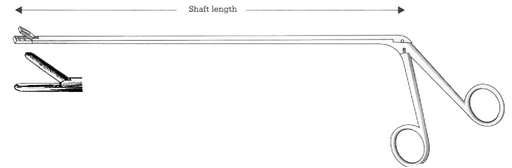 [IU-05549] Chevalier-Jackson esophagoscopy forceps, figure 24 - shaft length = 60 cm / 24"