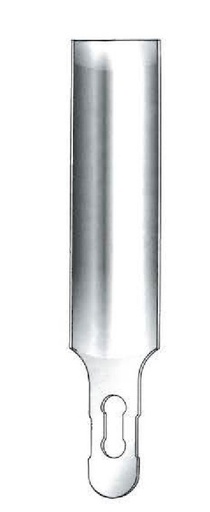 [IU-07200] Hoja de gubia, intercambiable, radio = 70 mm - longitud = 13.5 cm / 5-1/4"